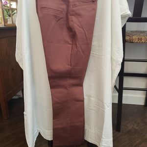 Express Columnist Barely Boot High Rise Pants.